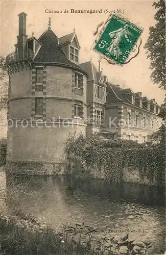 AK / Ansichtskarte Melun_Seine_et_Marne Chateau de Beauregard Schloss Melun_Seine_et_Marne