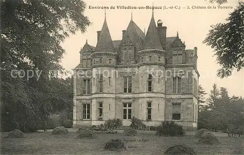 AK / Ansichtskarte Villedieu_en_Beauce Chateau de la Verrerie Schloss Villedieu_en_Beauce