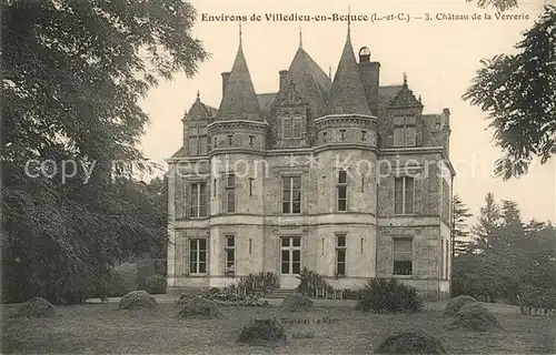 AK / Ansichtskarte Villedieu_en_Beauce Chateau de la Verrerie Schloss Villedieu_en_Beauce
