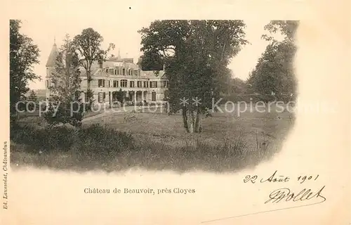 AK / Ansichtskarte Cloyes sur le Loir Chateau de Beauvoir Schloss Cloyes sur le Loir