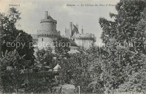 AK / Ansichtskarte Alencon Chateau des Ducs d Alencon Schloss Alencon