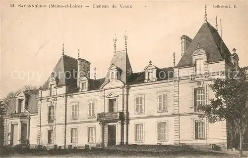 AK / Ansichtskarte Savennieres Chateau de Veaux Schloss Savennieres