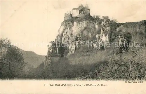 AK / Ansichtskarte Saint Baudille de la Tour Chateau de Brotel Val d Amby Schloss Saint Baudille de la Tour