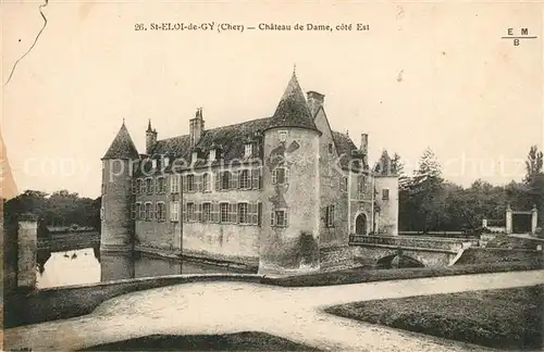 AK / Ansichtskarte Saint_Eloi_de_Gy Chateau de Dame Schloss 