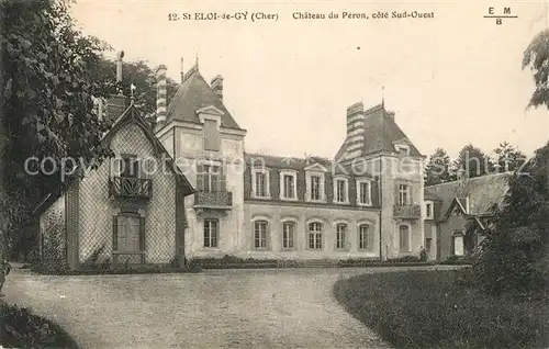 AK / Ansichtskarte Saint_Eloi_de_Gy Chateau du Peron Schloss 