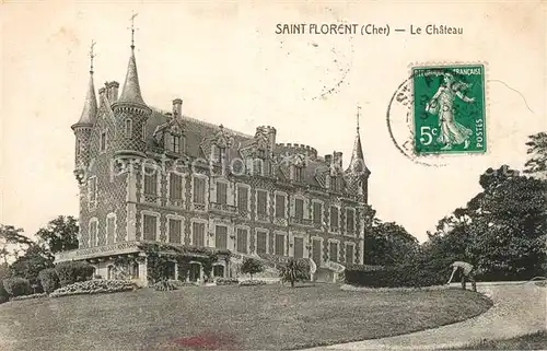 AK / Ansichtskarte Saint Florent sur Cher Chateau Schloss Saint Florent sur Cher