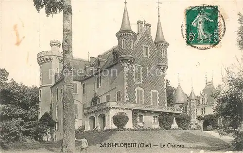 AK / Ansichtskarte Saint Florent sur Cher Chateau Schloss Saint Florent sur Cher