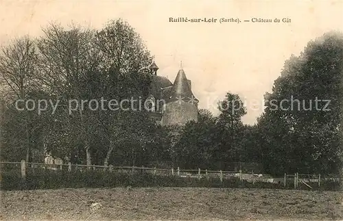 AK / Ansichtskarte Ruille sur Loir Chateau du Gat Schloss Ruille sur Loir