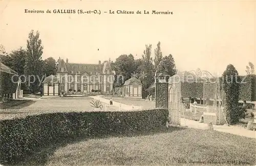 AK / Ansichtskarte Galluis Chateau de La Mormaire Schloss Galluis
