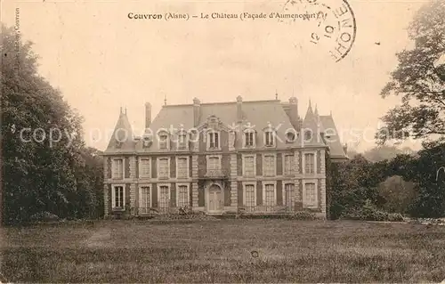 AK / Ansichtskarte Couvron et Aumencourt Chateau Facade d Aumencourt Schloss Couvron et Aumencourt