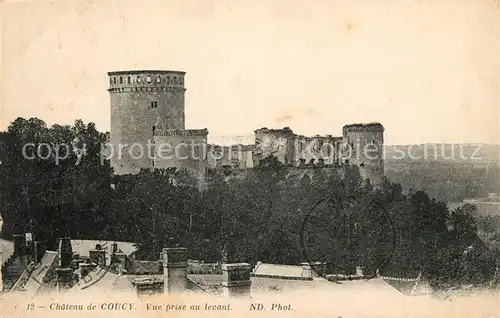 AK / Ansichtskarte Coucy le Chateau Auffrique Chateau Schloss Coucy le Chateau Auffrique