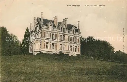 AK / Ansichtskarte Pontvallain Chateau des Touches Pontvallain
