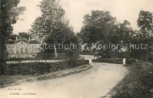 AK / Ansichtskarte Cande sur Beuvron Chateau Schloss Cande sur Beuvron