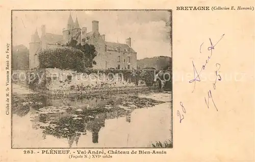 AK / Ansichtskarte Pleneuf Val Andre Val Andre Chateau de la Bien Assis Schloss Pleneuf Val Andre
