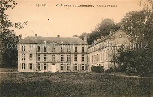 AK / Ansichtskarte Amblie Chateau Schloss Amblie