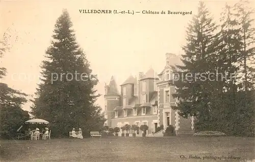 AK / Ansichtskarte Villedomer Chateau de Beauregard Villedomer
