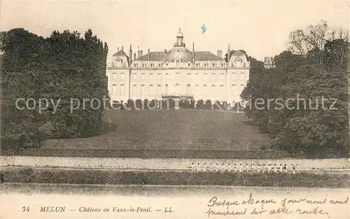 AK / Ansichtskarte Vaux le Penil Chateau Schloss Vaux le Penil