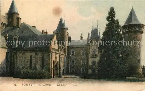AK / Ansichtskarte Busset Chateau la Cour Schloss Busset