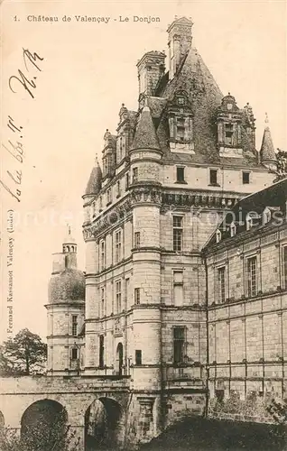 AK / Ansichtskarte Valencay Chateau Donjon Schloss Valencay