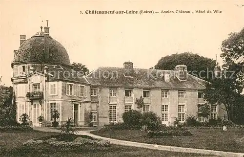 AK / Ansichtskarte Chateauneuf sur Loire Ancien Chateau Hotel de Ville Chateauneuf sur Loire