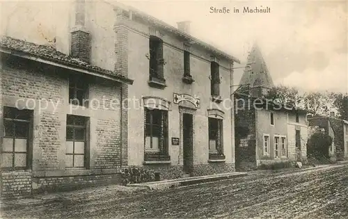 AK / Ansichtskarte Machault_Ardennes Strasse Panorama Machault Ardennes