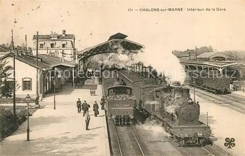 AK / Ansichtskarte Chalons sur Marne_Ardenne Gare Chalons sur Marne Ardenne