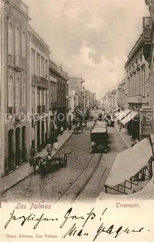 AK / Ansichtskarte Las_Palmas_Gran_Canaria Trianastrasse Las_Palmas_Gran_Canaria