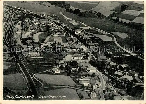 AK / Ansichtskarte Pressig_Oberfranken Fliegeraufnahme Pressig Oberfranken