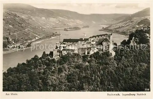 AK / Ansichtskarte Bacharach_Rhein Jugendburg Stahleck  Bacharach Rhein