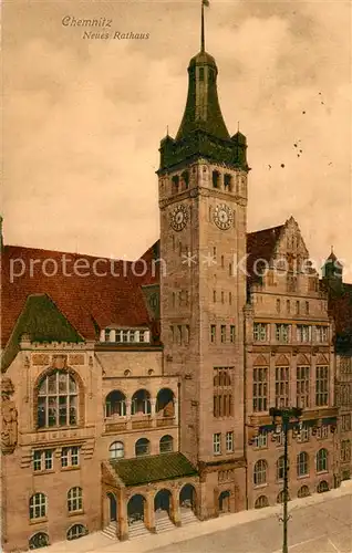 AK / Ansichtskarte Chemnitz Neues Rathaus Chemnitz