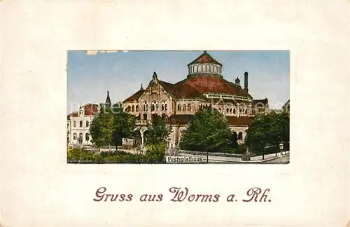 AK / Ansichtskarte Worms_Rhein Festspielhaus Worms Rhein