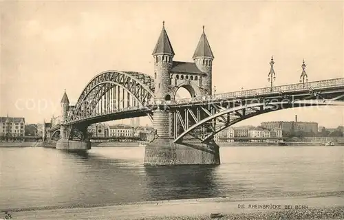 AK / Ansichtskarte Bonn_Rhein Rheinbruecke Bonn_Rhein