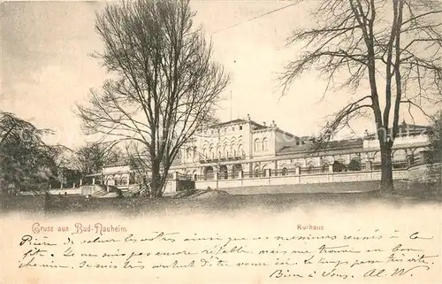 AK / Ansichtskarte Bad_Nauheim Kurhaus Bad_Nauheim