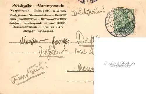 AK / Ansichtskarte Freiburg_Breisgau Friedrichsbruecke Freiburg Breisgau