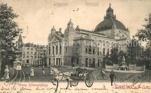 AK / Ansichtskarte Frankfurt_Main Neues Schauspielhaus Frankfurt Main