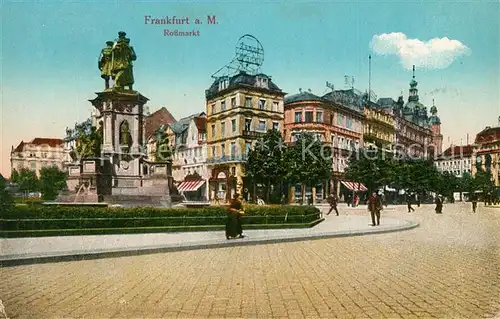 AK / Ansichtskarte Frankfurt_Main Rossmarkt Frankfurt Main