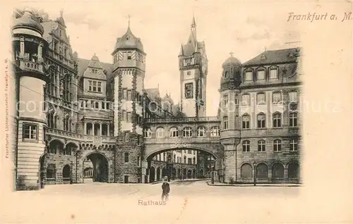 AK / Ansichtskarte Frankfurt_Main Rathaus Frankfurt Main