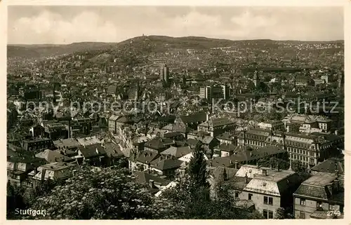 AK / Ansichtskarte Stuttgart Panorama Stuttgart