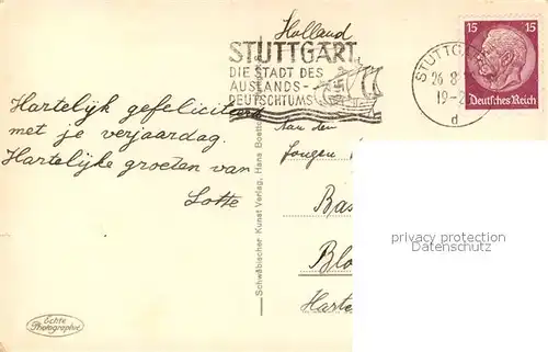 AK / Ansichtskarte Stuttgart Panorama Stuttgart