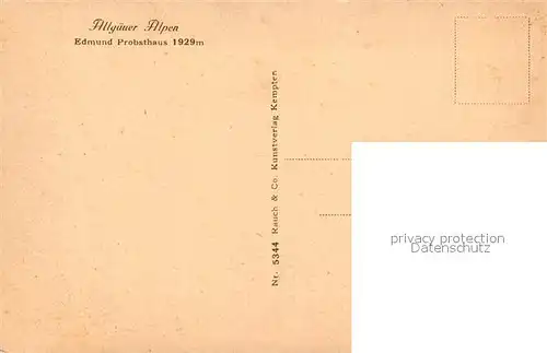 AK / Ansichtskarte Oberstdorf Edmund Probsthaus Winter Oberstdorf