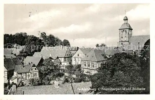 AK / Ansichtskarte Tecklenburg Stadtpanorama Kirche Tecklenburg