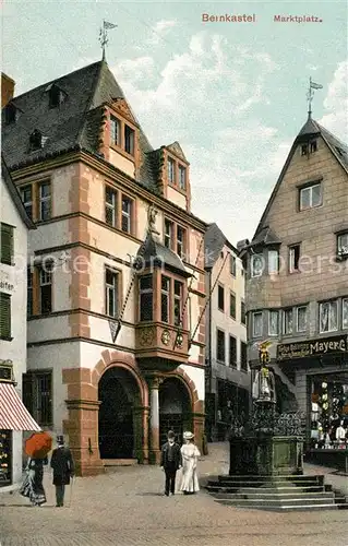 AK / Ansichtskarte Bernkastel Kues Marktplatz Bernkastel Kues