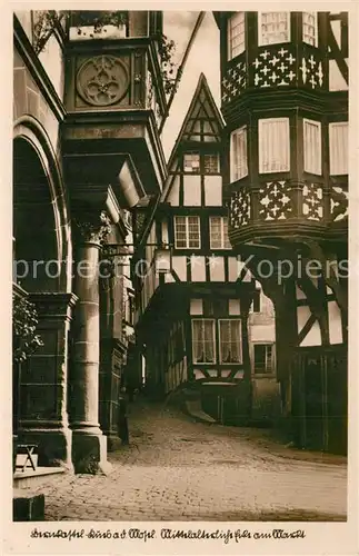 AK / Ansichtskarte Bernkastel Kues Mittelalterliche Ecke am Markt Bernkastel Kues