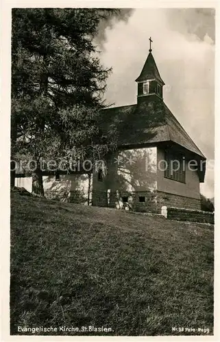 AK / Ansichtskarte St_Blasien Evangelische Kirche St_Blasien