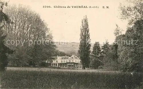 AK / Ansichtskarte Vaureal Chateau Schloss Vaureal