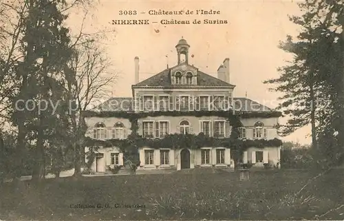 AK / Ansichtskarte Niherne Chateau de Surins Schloss Niherne