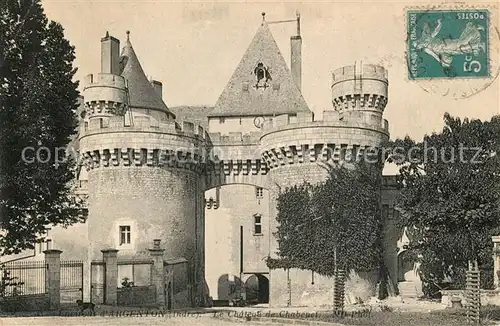 AK / Ansichtskarte Argenton sur Creuse Chateau de Chabenet Schloss Argenton sur Creuse