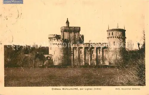 AK / Ansichtskarte Lignac Chateau Guillaume Schloss Lignac