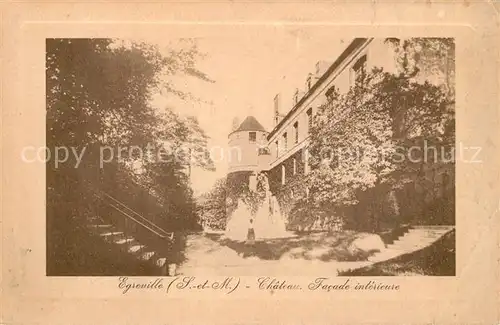 AK / Ansichtskarte Egreville Chateau facade interieur Schloss Egreville