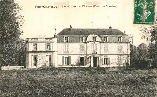 AK / Ansichtskarte Viry Chatillon Chateau Parc des Marches Schloss Viry Chatillon